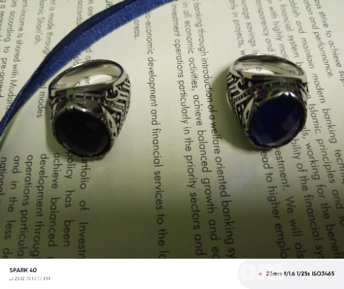 দেশের বাইরে থেকে আনা আংটি